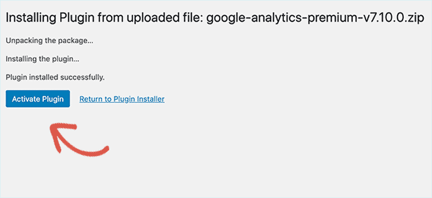 Plugin install edvia upload