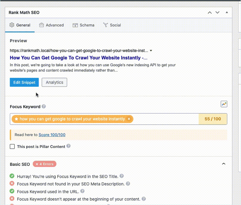 Editing Seo Title And Description With Classic Editor