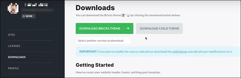 Bricks Dashboard