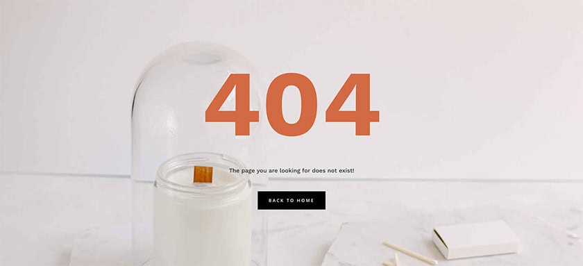 Candle Making 404 Template