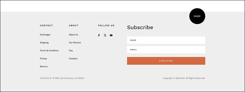 Candle Making Footer Template