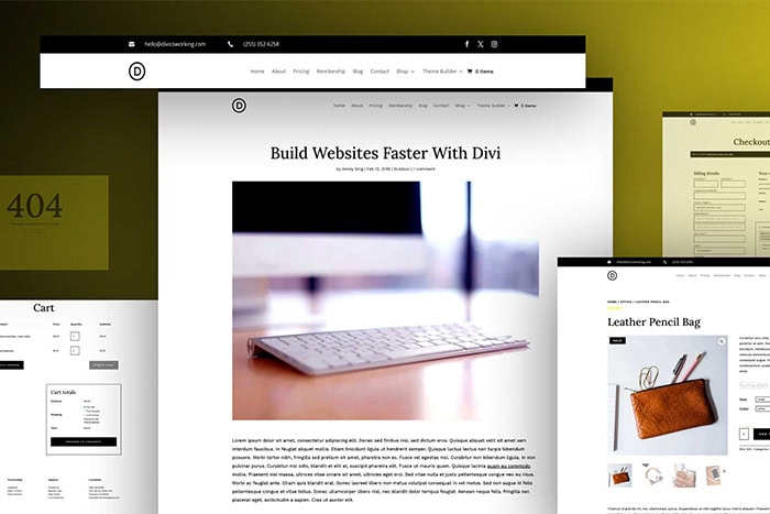 Divi 免費下載 – 共享辦公空間佈景主題