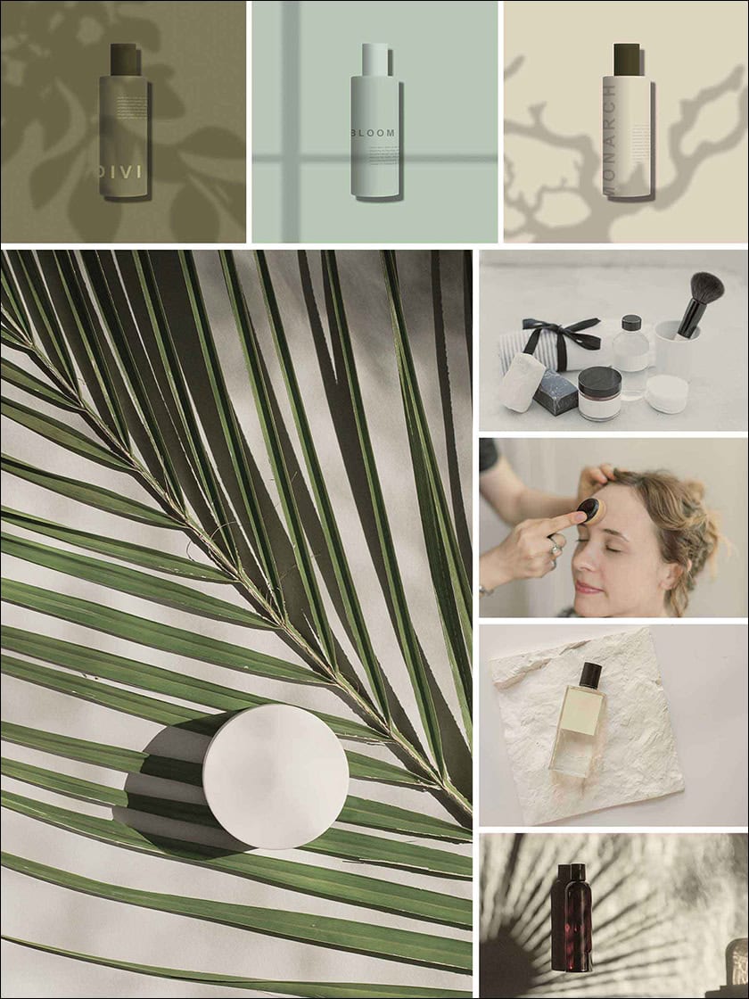 Skin Care Image Collage